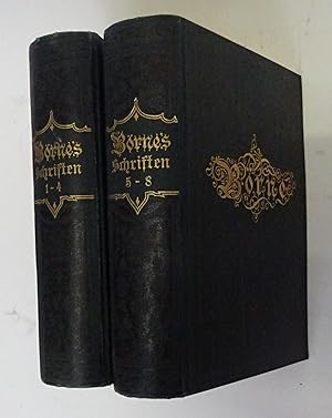 Seller image for Ludwig Brne's gesammelte Schriften. Neue vollstndige Ausgabe. 8 Bnde in 2 (Bd. 9-12 fehlt). for sale by Der Buchfreund