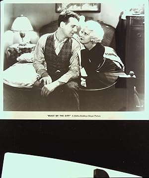 Imagen del vendedor de Beast of the City 8 x 10 Still 1932 Walter Huston, Jean Harlow a la venta por AcornBooksNH