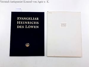 Evangeliar Heinrichs des Löwen. 2 Originalfaksimilenlätter: Krönungsbild Blatt 171v und Textseite...