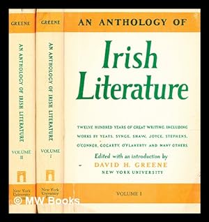 Seller image for An anthology of Irish literature (Vol 1 & 2: Complete Set) / edited, with an introd. by David H. Greene for sale by MW Books Ltd.
