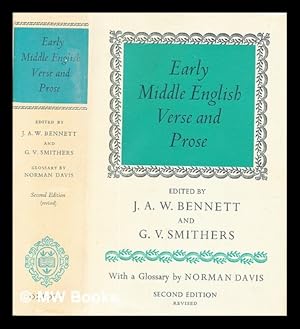 Seller image for Early Middle English verse and prose / edited by J.A.W. Bennett and G.V. Smithers; with a glossary by Norman Davis for sale by MW Books Ltd.