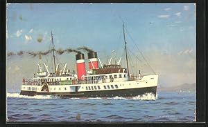 Imagen del vendedor de Ansichtskarte Waverley the last sea-going paddle steamer in the World a la venta por Bartko-Reher