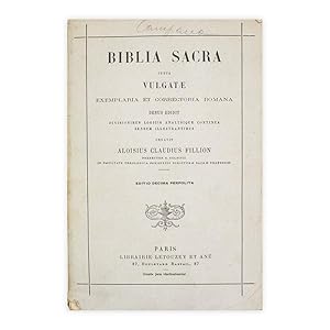 Biblia Sacra juxta Vulgatae exemplaria et correctoria Romana