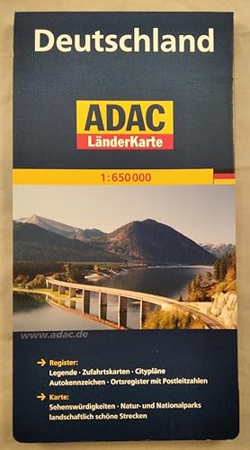 ADAC Länderkarte Deutschland 1:650.000.