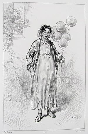 Imagen del vendedor de Masques and visages. Oeuvre nouvelle. Physionomies Parisiennes. a la venta por Antiquariat F. Neidhardt