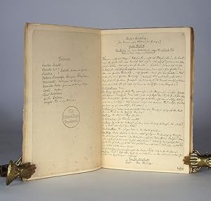 Bild des Verkäufers für Emilia Galotti. Faksimile von Lessings eigenhändigem Manuskript. zum Verkauf von Antiquariat F. Neidhardt