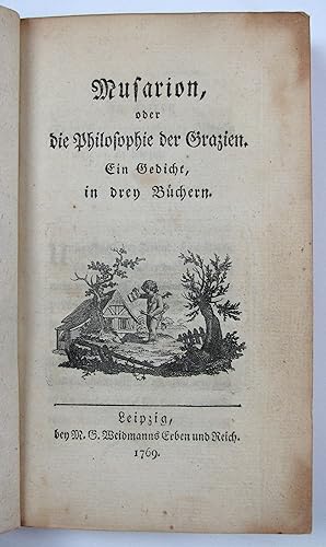 Seller image for Musarion, oder die Philosophie der Grazien. for sale by Antiquariat F. Neidhardt