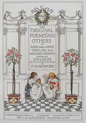 Seller image for The "Original Poems" and others by Ann and Jane Taylor and Adelaide O'Keeffe. for sale by Antiquariat F. Neidhardt