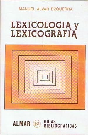 Imagen del vendedor de LEXICOLOGA Y LEXICOGRAFA. Gua Bibliogrfica. a la venta por Librera Torren de Rueda