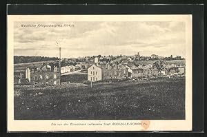 Bild des Verkufers fr Carte postale Audun-le-Roman, vue de verlassene Stadt zum Verkauf von Bartko-Reher