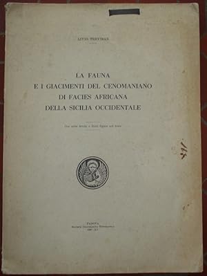 La fauna e i giacimenti dl Cenomaniano di facies africana della Sicilia occidentale