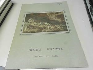 Image du vendeur pour Catalogue de dessins et d'estampes [1990] mis en vente par JLG_livres anciens et modernes