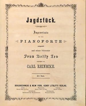 Bild des Verkufers fr Jagdstck. Improvisata fr das Pianoforte. 39tes Werk. zum Verkauf von Paul van Kuik Antiquarian Music