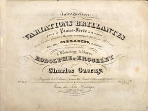 [Op. 25] Introduction et variations brillantes pour le piano-forte à 4 mains sur la cavatine favo...