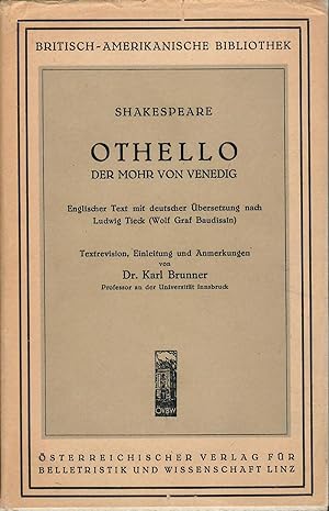 Othello - Der Mohr von Venedig - Deutsch-Englisch; Englischer Text mit deutscher Übersetzung nach...