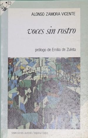 Immagine del venditore per Voces sin rostro venduto da Librera Alonso Quijano