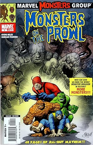 Bild des Verkufers fr Marvel Monsters : Monsters on the Prowl #1 zum Verkauf von Mojo Press Books