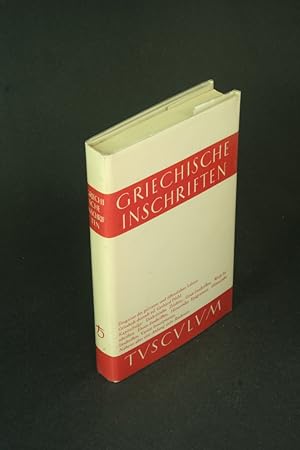 Imagen del vendedor de Griechische Inschriften als Zeugnisse des privaten und ffentlichen Lebens: griechisch-deutsch. a la venta por Steven Wolfe Books