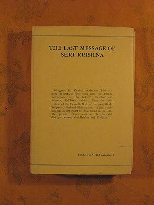Last Message of Shri Krishna