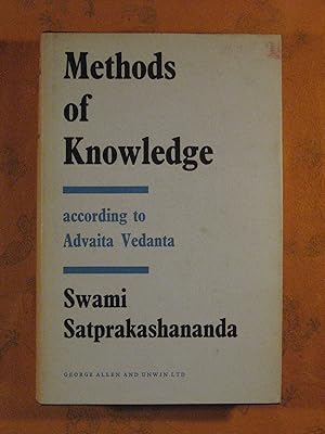 Seller image for Methods of Knowledge: Perceptual, Non-Perceptual and Transcendental According to Advaita Vedanta for sale by Pistil Books Online, IOBA