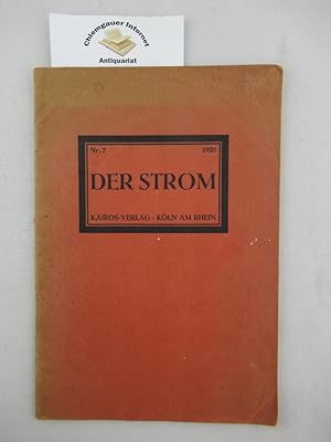 Bild des Verkufers fr Der Rhein als Schicksal. Ein Vortrag gesprochen im groen Saal des Grzenich auf Einladung der Gesellschaft der Knste in Kln. zum Verkauf von Chiemgauer Internet Antiquariat GbR