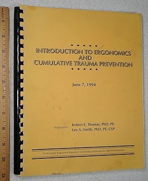 Immagine del venditore per Introduction to Ergonomics and Cumulative Trauma Prevention venduto da Dilly Dally