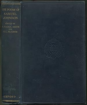 Bild des Verkufers fr The Poems of Samuel Johnson zum Verkauf von Between the Covers-Rare Books, Inc. ABAA