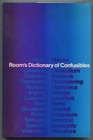 Seller image for Room's Dictionary of Confusibles for sale by Between the Covers-Rare Books, Inc. ABAA
