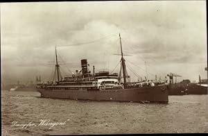 Ansichtskarte / Postkarte Dampfer Wangoni im Hamburger Hafen, Woermann Linie