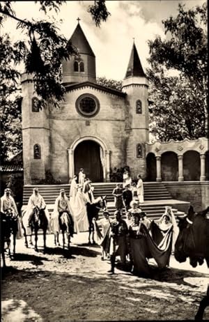 Bild des Verkufers fr Ansichtskarte / Postkarte tigheim im Schwarzwald, Volksschauspiele, Die Nibelungen, Theaterszene zum Verkauf von akpool GmbH