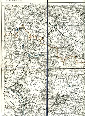 Großenhain. Karte des Deutschen Reiches, Karte Nr. 392, Maßstab 1 : 100 000