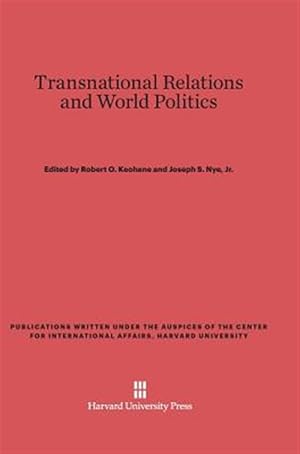 Imagen del vendedor de Transnational Relations and World Politics a la venta por GreatBookPricesUK
