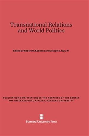 Imagen del vendedor de Transnational Relations and World Politics a la venta por GreatBookPrices