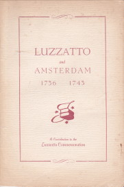 The stay of Mozes Haim Luzzatto at Amsterdam 1736 - 1743