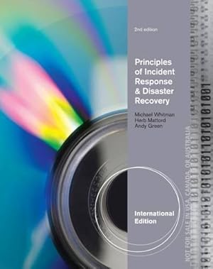 Seller image for Principles of Incident Response and Disaster Recovery, International Edition for sale by WeBuyBooks