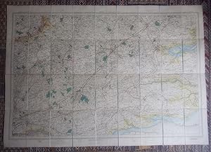 Ordnance Map of the Country Around Brentwood