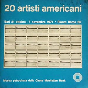 Bild des Verkufers fr 20 Artisti Americani zum Verkauf von Derringer Books, Member ABAA