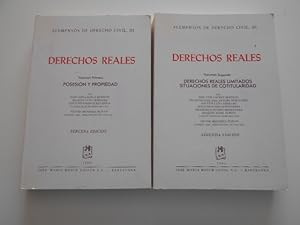 Seller image for Derechos reales. Posesin y propiedad. Derechos reales limitados. Situaciones de contitularidad. TOMOS I y II for sale by Librera Camino Bulnes