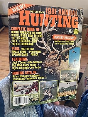 Bild des Verkufers fr petersen's 1981 hunting annual zum Verkauf von A.C. Daniel's Collectable Books