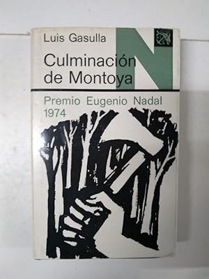 Imagen del vendedor de Culminacin de Montoya a la venta por Libros Ambig