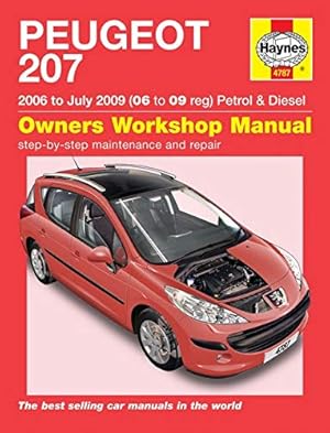 Seller image for Peugeot 207 Petrol & Diesel (06 - July 09) Haynes Repair Manual for sale by WeBuyBooks