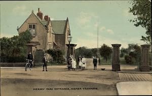 Ansichtskarte / Postkarte Birkenhead North West England, Mersey Park Entrance, Higher Tranmere