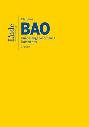 Bild des Verkufers fr BAO | Bundesabgabenordnung : Kommentar zum Verkauf von AHA-BUCH GmbH