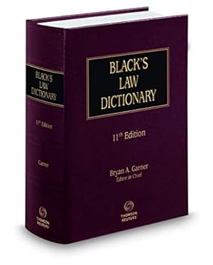Imagen del vendedor de Black?s Law Dictionary, 11th Edition a la venta por Pieuler Store