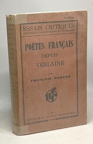 Seller image for Potes franais depuis Verlaine for sale by crealivres