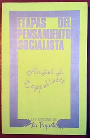 Imagen del vendedor de Etapas del pensamiento socialista a la venta por Els llibres de la Vallrovira