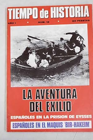 Imagen del vendedor de TIEMPO DE HISTORIA. AO I, N.12:: Lo especficamente literario; Los jesuitas; El pensamiento de Largo Caballero; Galileo, el intelectual frente al poder; Para una historia del armamento espaol; El cine de la Revolucin Sovitica; Las dificultades del teatro histrico; Los programas de los partidos; Una nueva concepcin de la historia obrera?; Trotsky, turista sin libertad y viajero excepcional; Espaa 1945; El Tiempo recobrado (Escenificacin sobre la obra de Marcel Proust): Un guin para televisin; "Volkswagen", el coche creado por el nazismo; James Dean, un mito de la adolescencia; Juliano, el piadoso; Grecia: Desde el primer rey hasta la III Repblica; La aventura del exilio: 2.Guerrilleros espaoles en el maquis "Bir-Hakeim"; La aventura del exilio: 1. Espaoles en la prisin centra a la venta por Alcan Libros