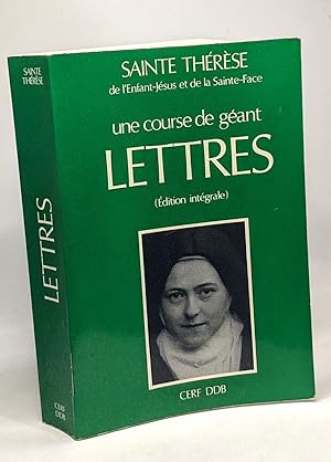 Image du vendeur pour Lettres. Une course de gant (dition intgrale) mis en vente par crealivres