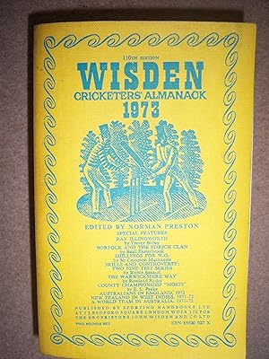 Bild des Verkufers fr Wisden Cricketer's Almanack 1973 zum Verkauf von Gallois Books