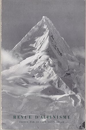 Revue d'Alpinisme. Club Alpin Belge. 1951-1954